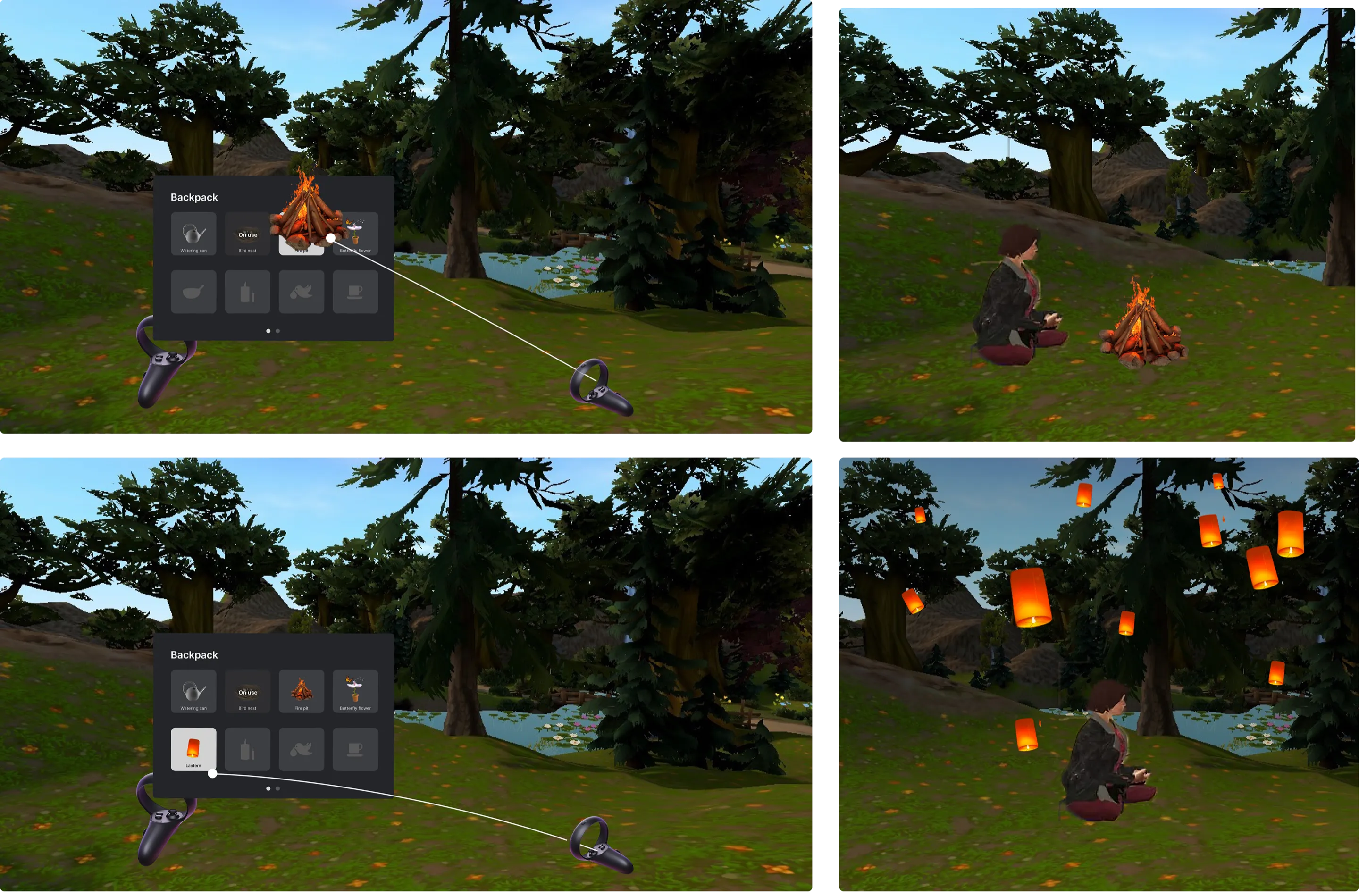 Backpack concept in Zen Valley