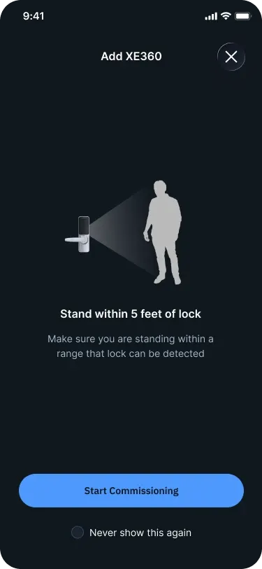 Step 3: Stand within 5 feet