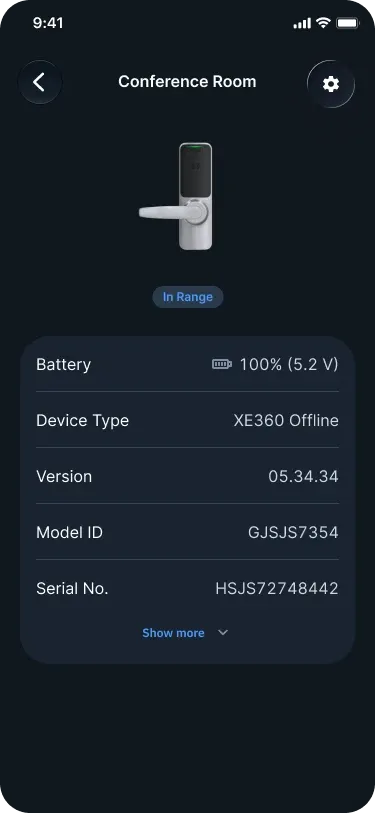 Details: Status and device info