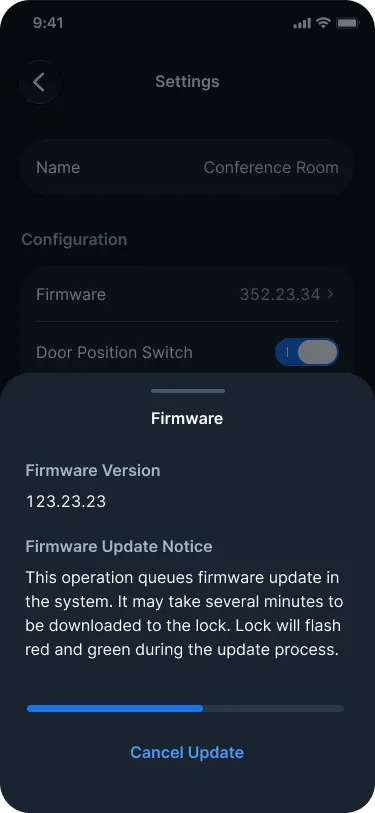 Firmware: Update in place